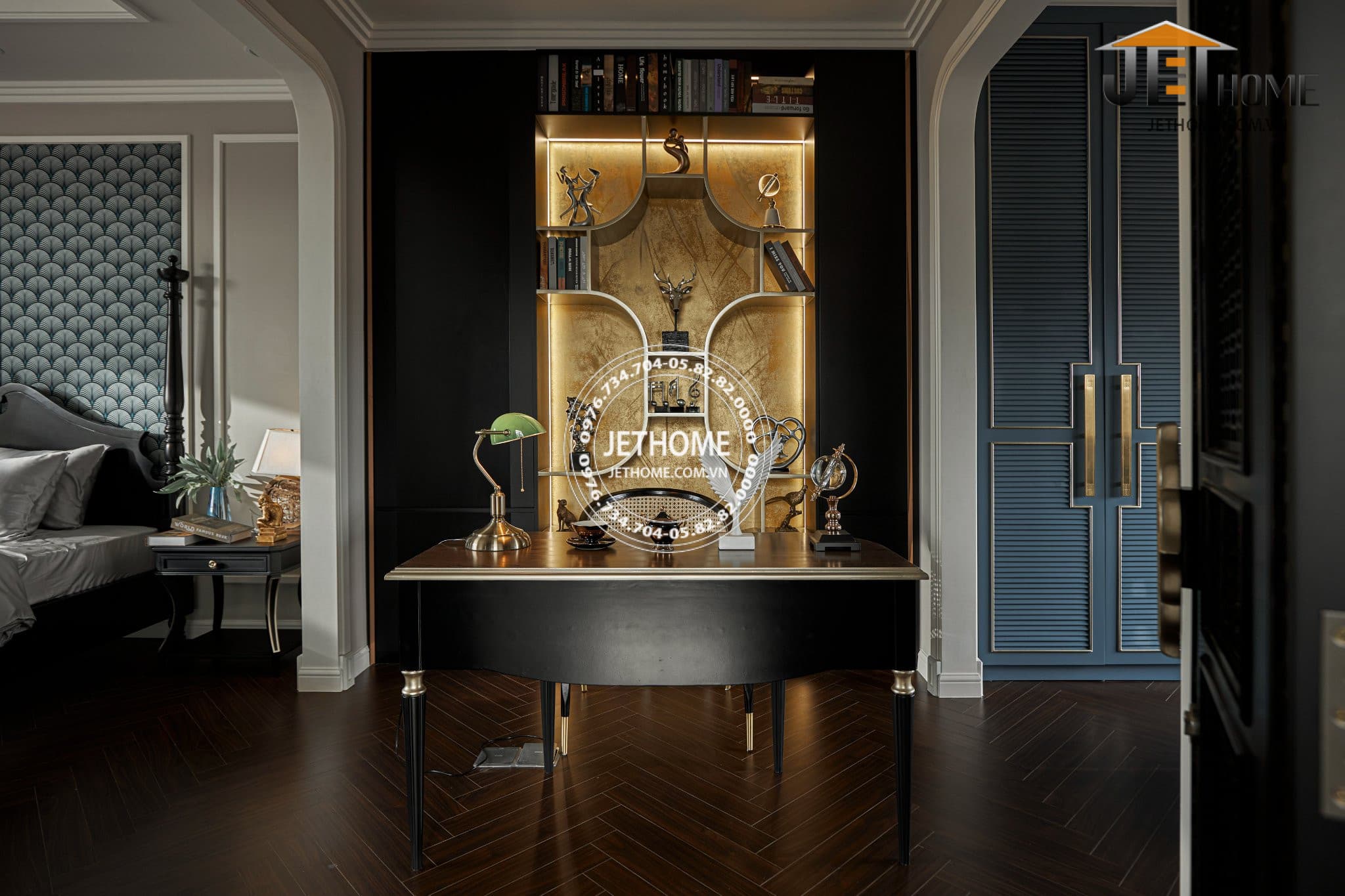 Nội thất Indochine biệt thự Tây Hồ