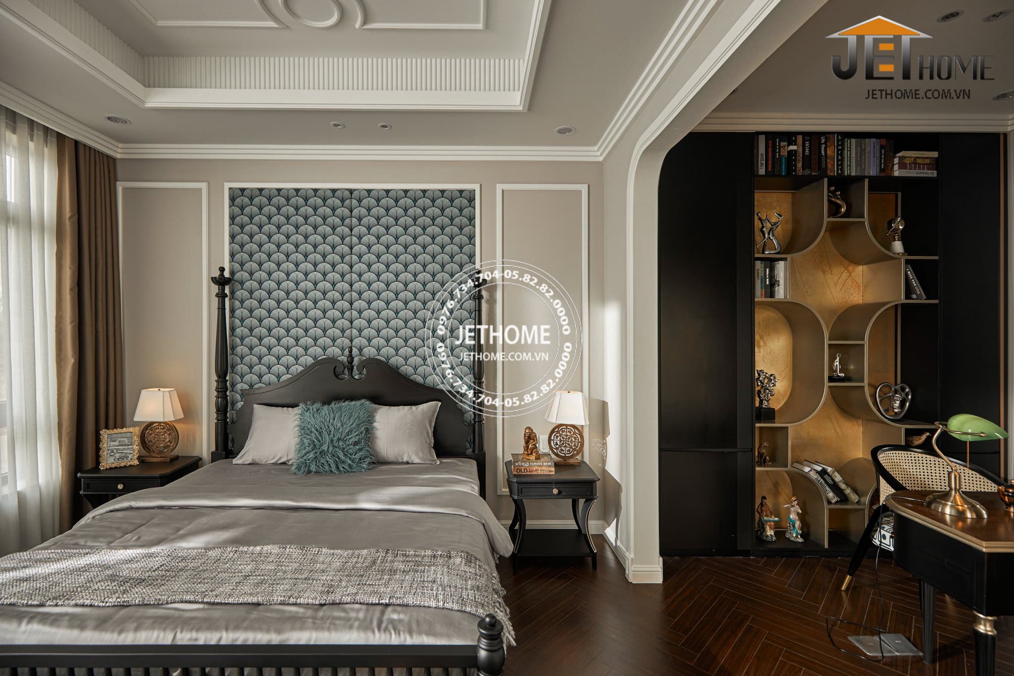 Nội thất Indochine biệt thự Tây Hồ