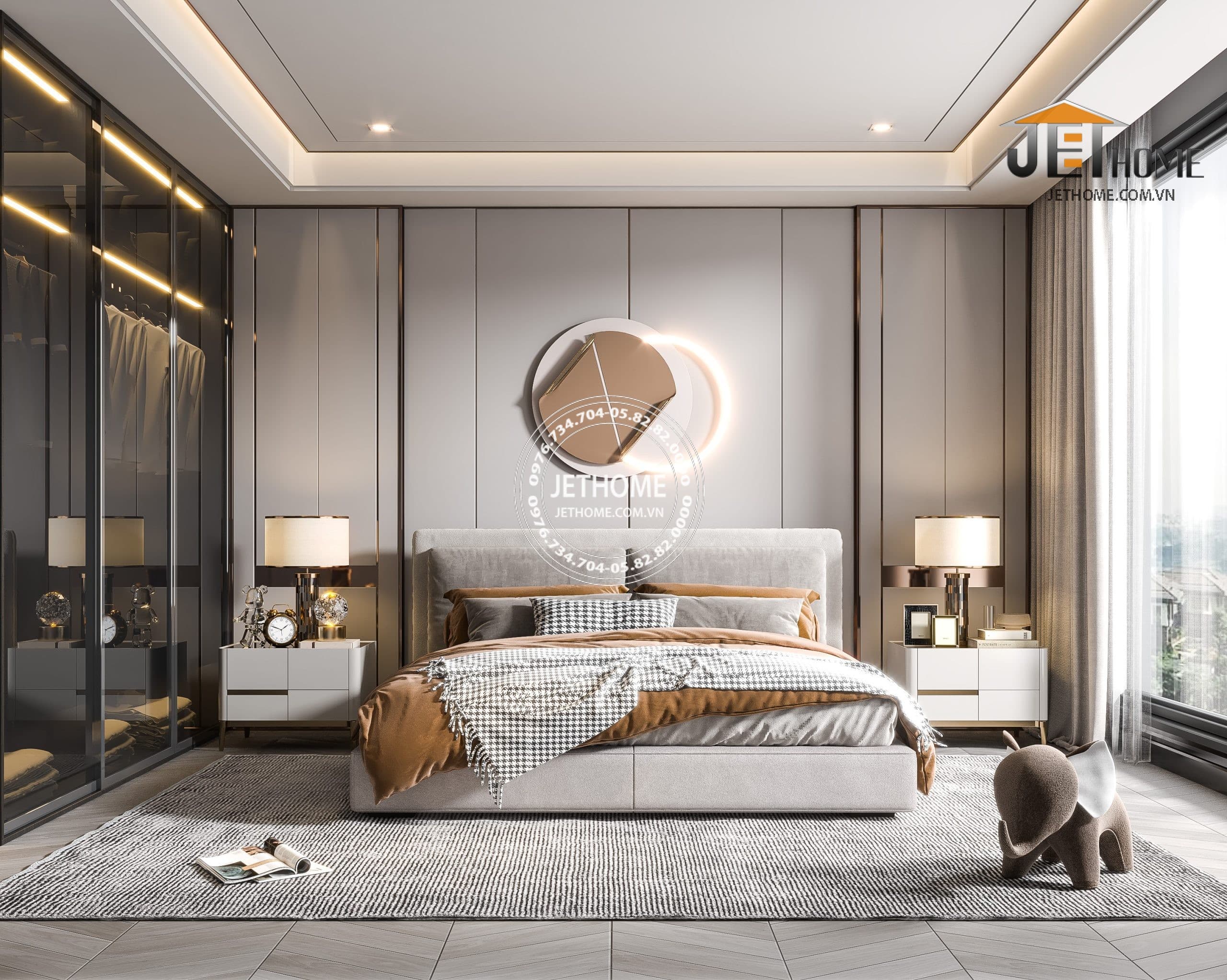 Thiết kế nội thất chung cư 2 phòng ngủ