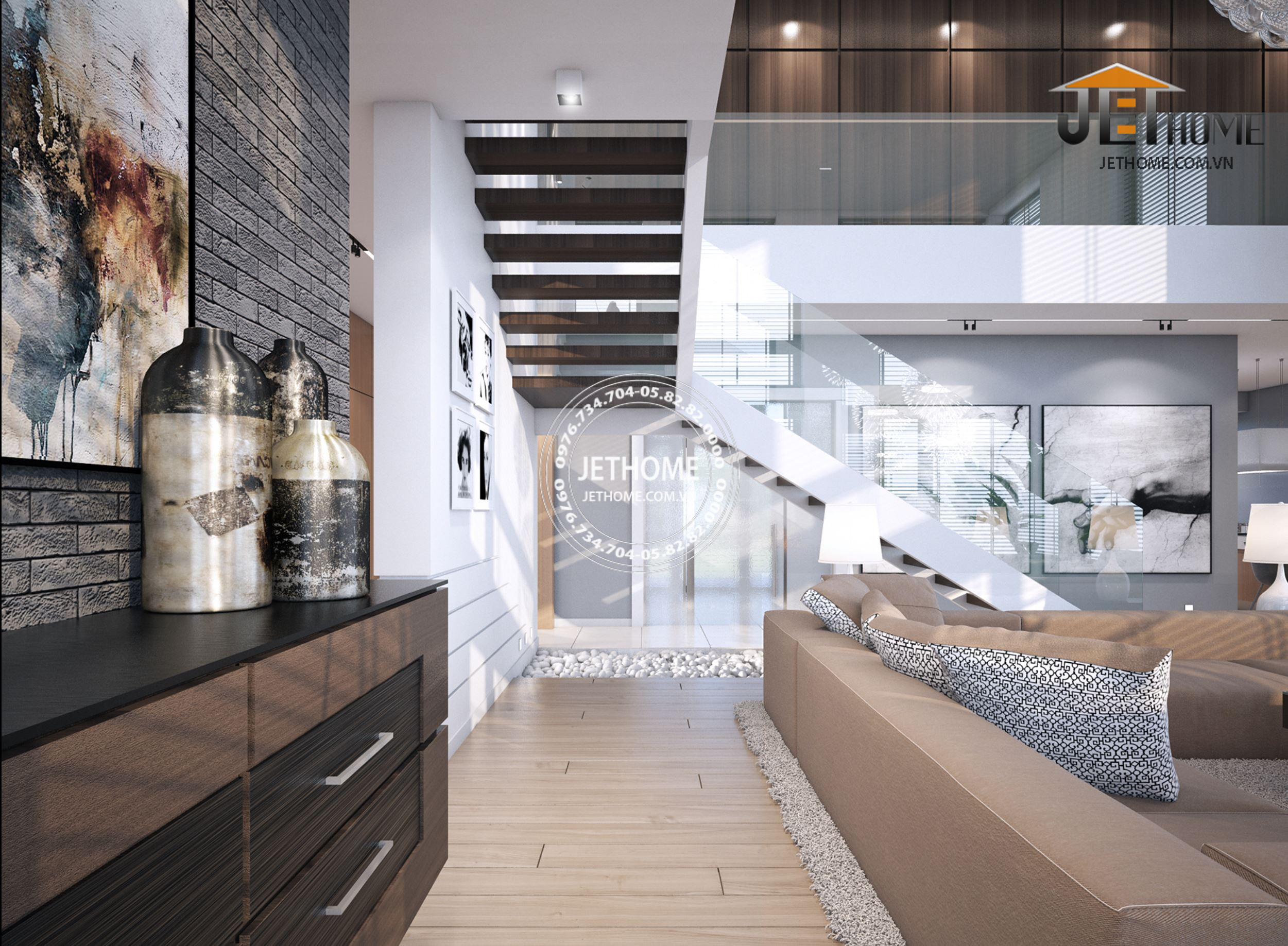Nội thất biệt thự Hòa Bình